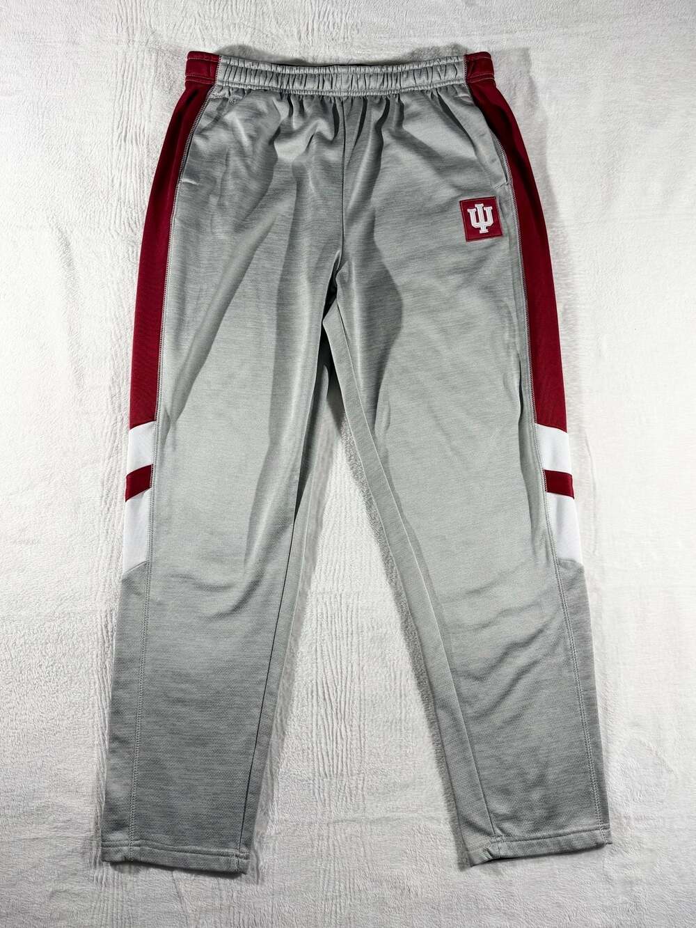 Colosseum Indiana University IU Hoosiers Men's XL Athletic Track Pants Gray